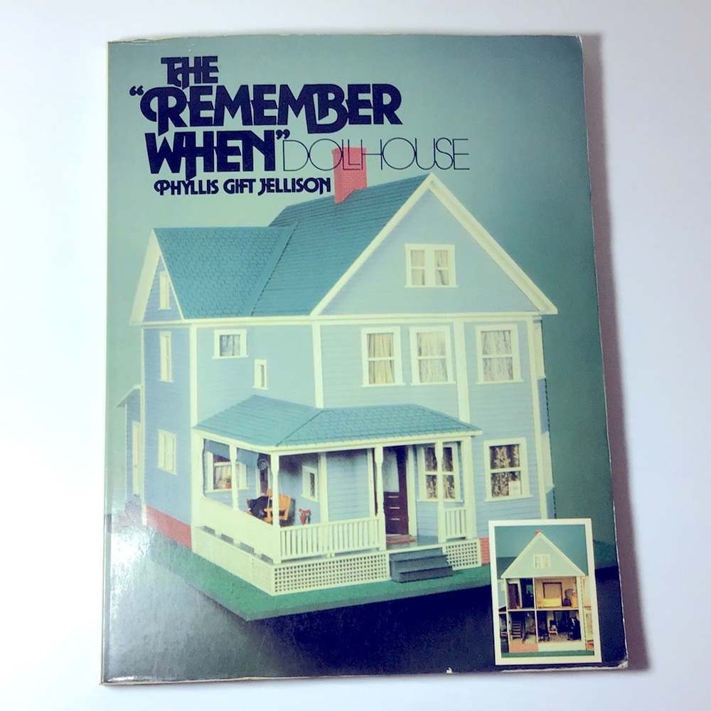 SALE🔥Book Dollhouse how to The Remember When Dollhouse 1978 vintage pattern